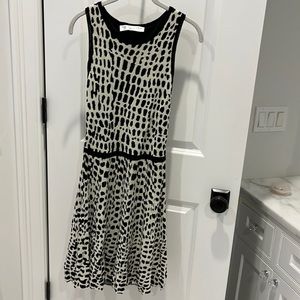 Trina Turk knit fit and flare dress